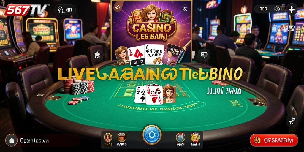 Screenshot gameplay Live Casino 567TV yang menarik dan interaktif.