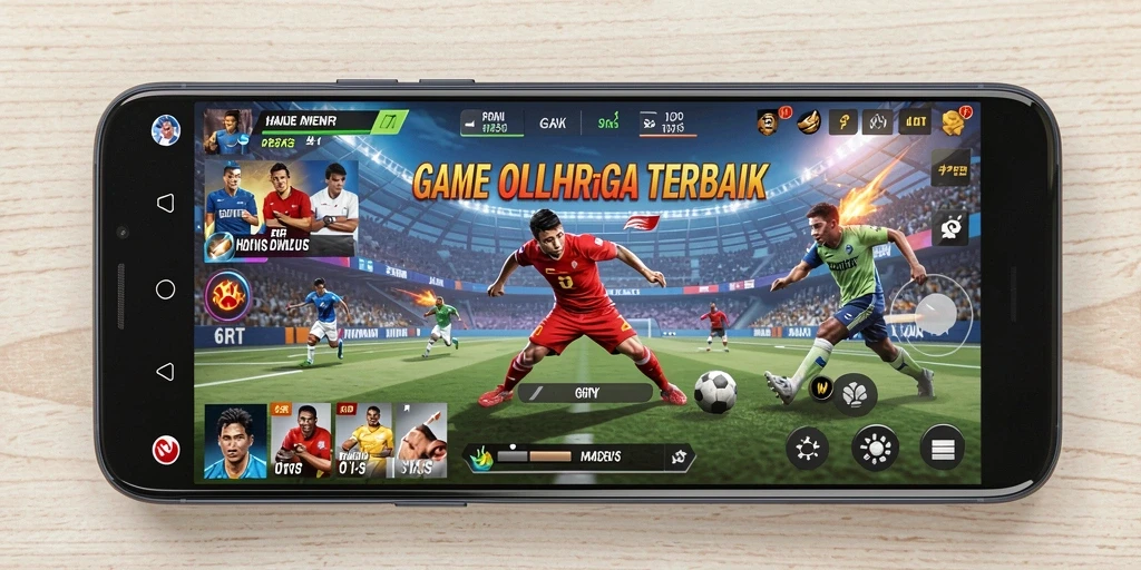 Screenshot dari gameplay 6RT dengan aksi olahraga yang mendebarkan.