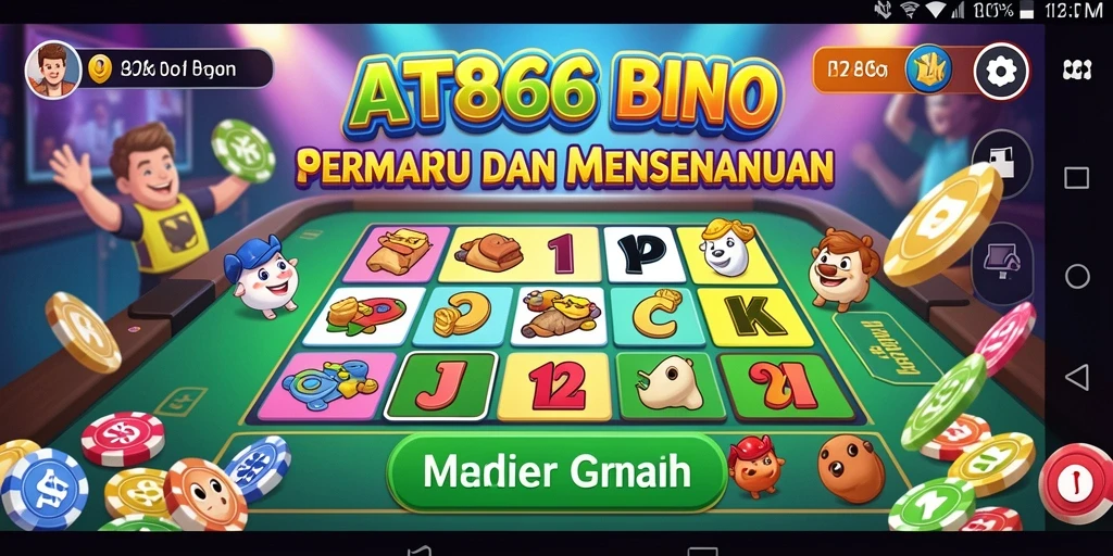 Tangkapan layar gameplay Bingo yang seru dan interaktif.