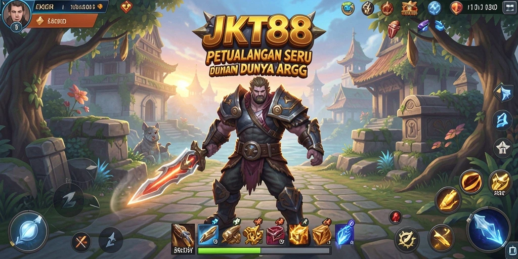 Screenshot JKT88 menunjukkan aksi pertarungan yang mendebarkan di dunia ARPG.