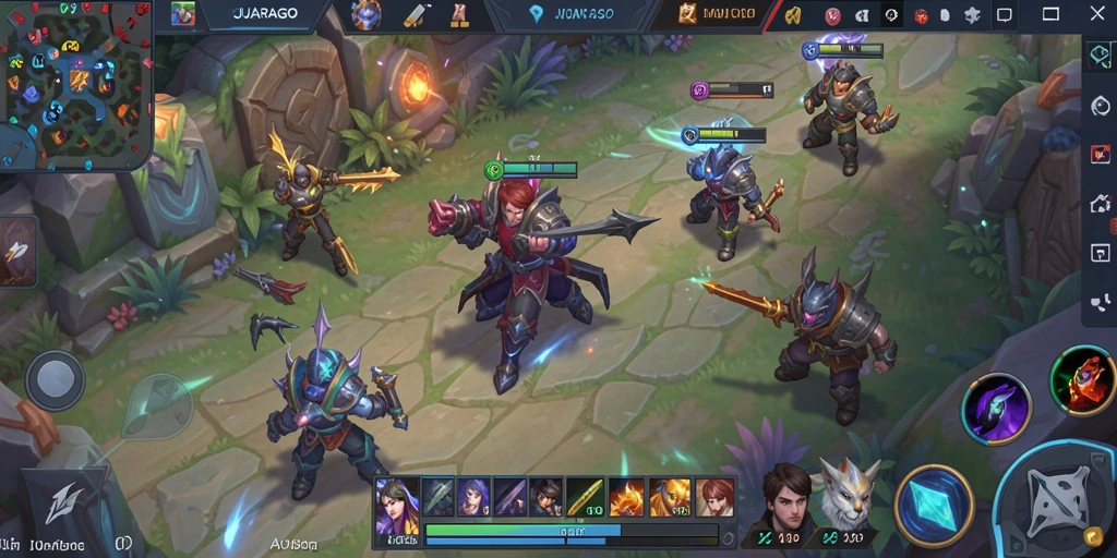 Tampilan gameplay JUARAGO yang seru dan mendebarkan.