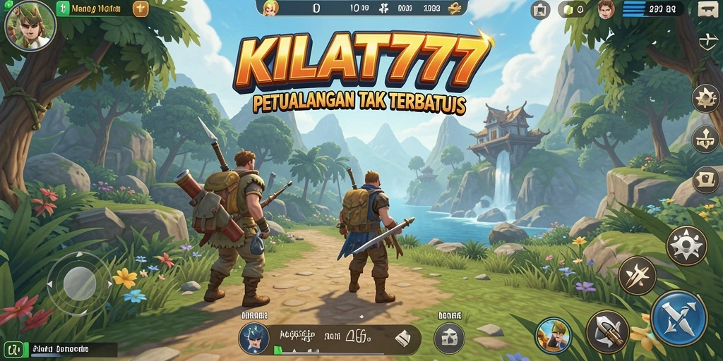 Screenshot gameplay KILAT777 menampilkan petualangan seru di dunia terbuka.