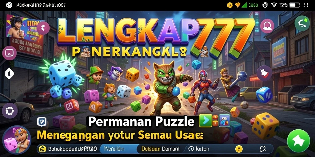 Tampilan gameplay seru dan menegangkan dalam LENGKAP777.