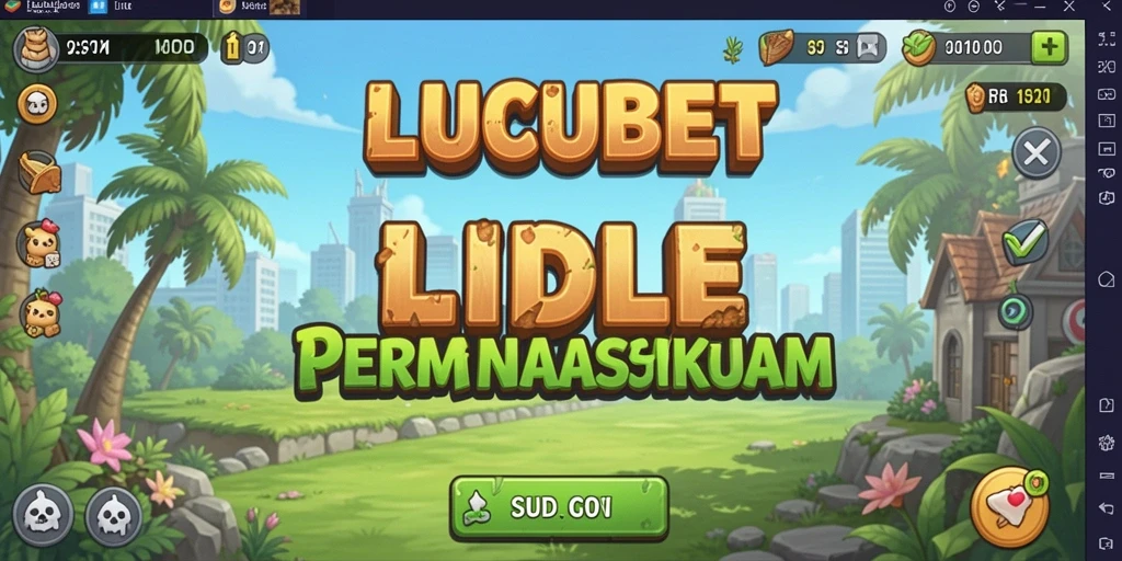 Screenshot gameplay LUCUBET yang menunjukkan suasana permainan Idle yang menyenangkan.