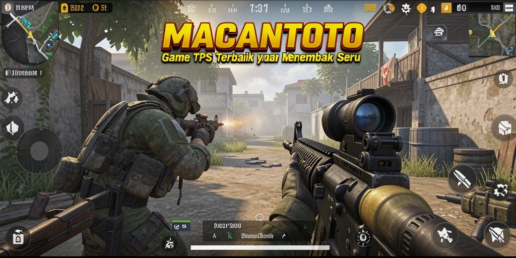 Tangkapan layar menampilkan aksi seru gameplay TPS di MACANTOTO.