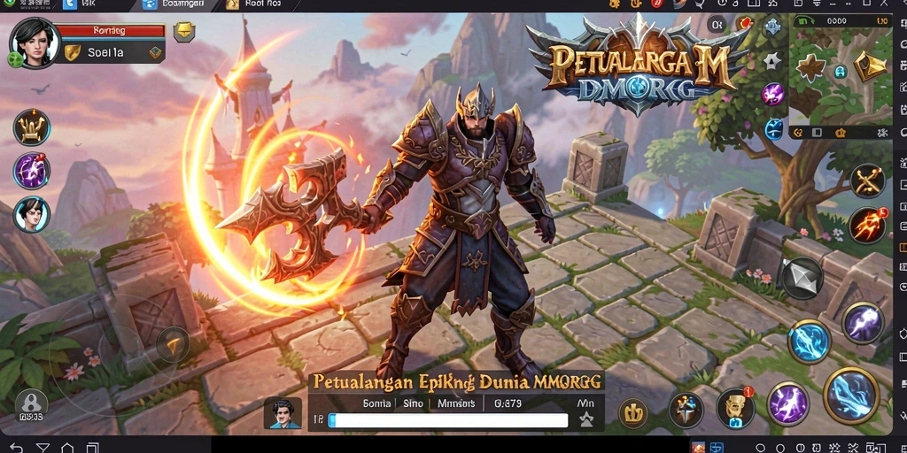 Tampilan gameplay S13 yang menarik dalam petualangan MMORPG.