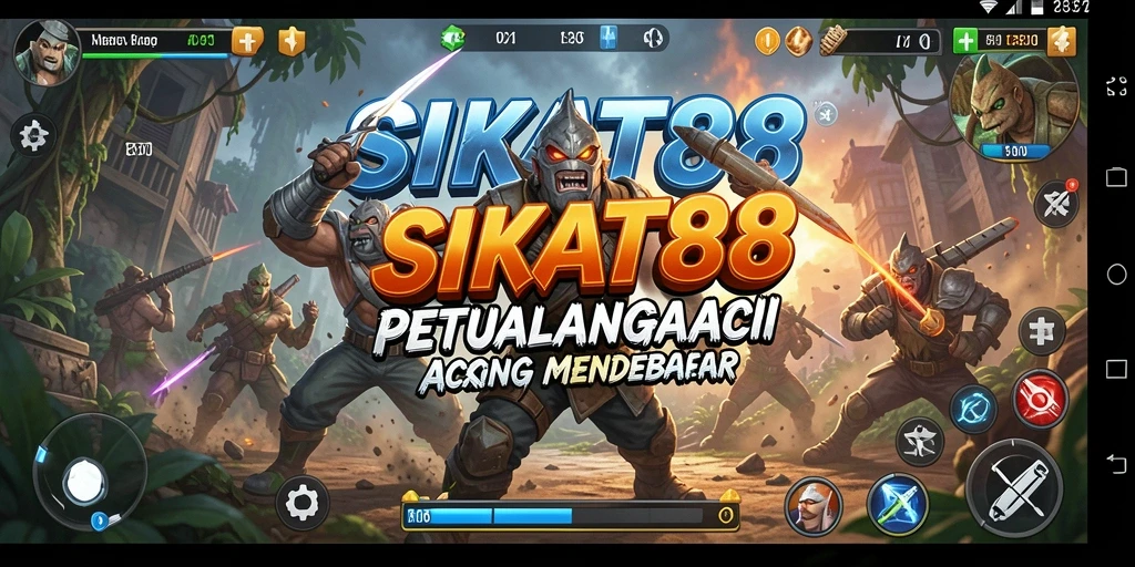 Tampilan gameplay SIKAT88 dengan aksi yang mendebarkan dan grafis menawan.