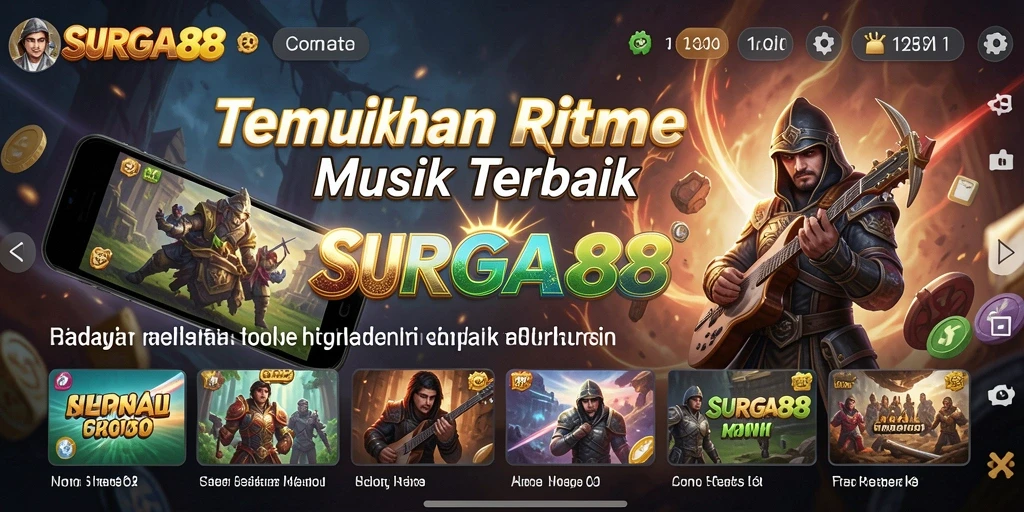 Tampilan gameplay SURGA88 yang seru dan interaktif.