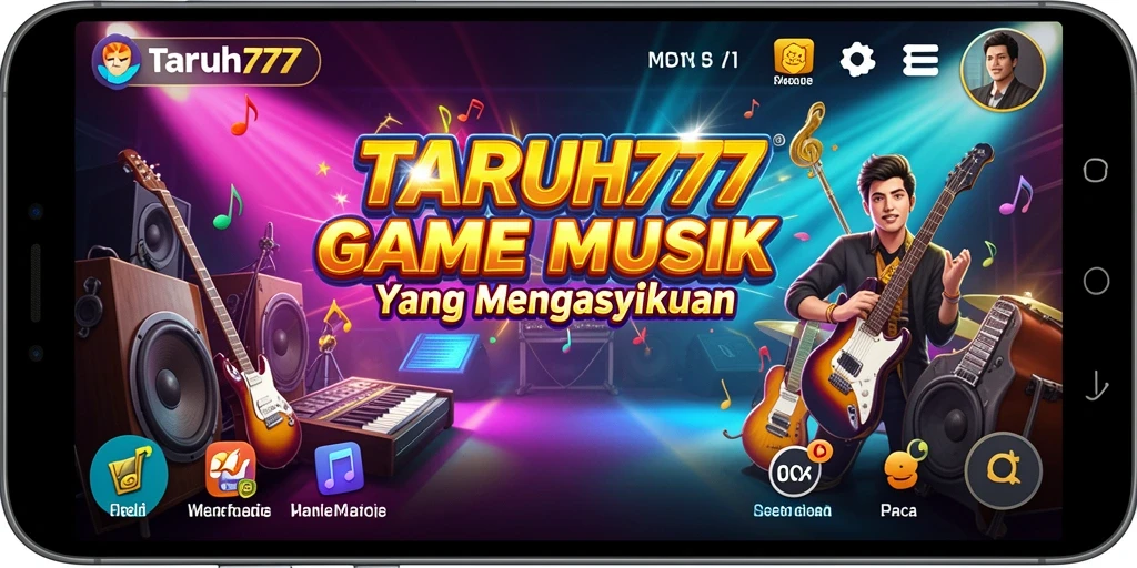 Tampilan menarik TARUH777 saat bermain musik dengan teman.